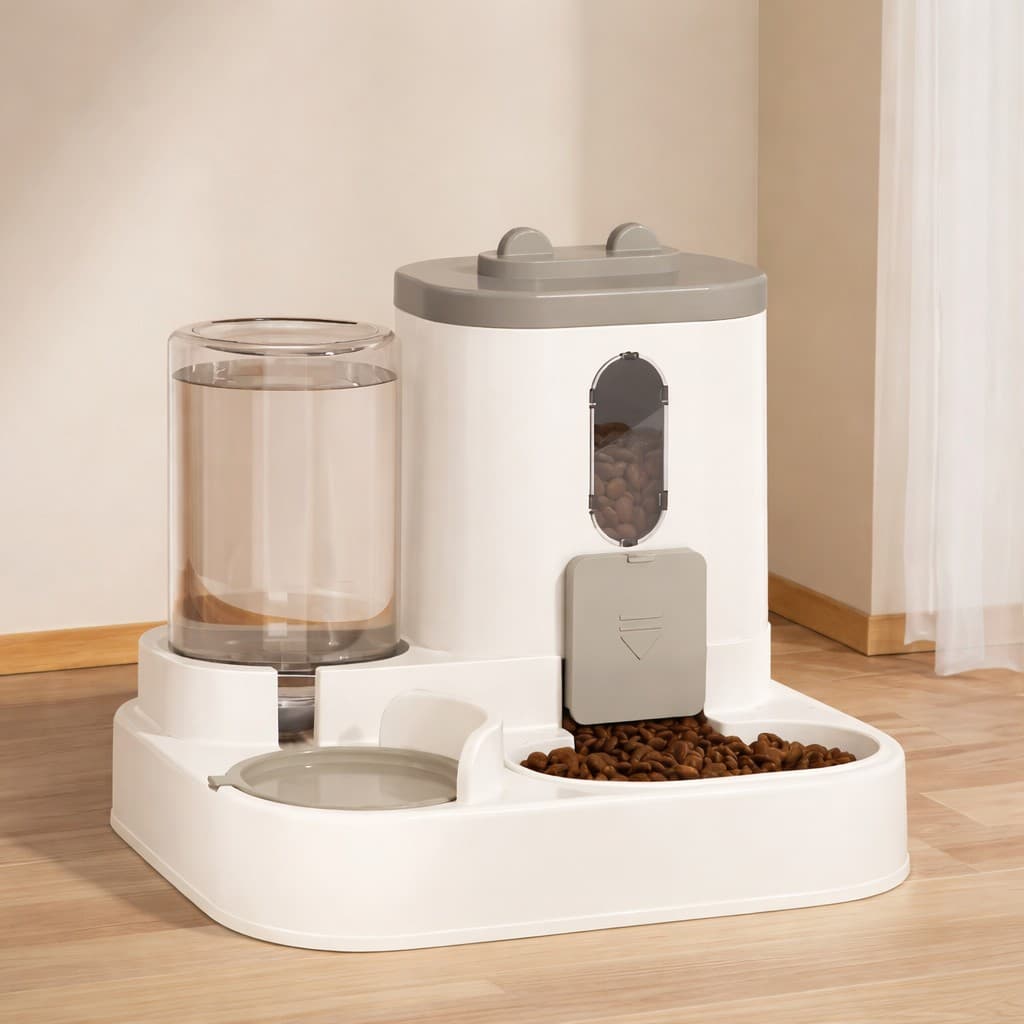 DuoFeed™ Cat Feeder & Water Station